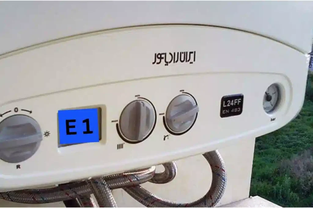 انواع ارور های پکیج ایران رادیاتور