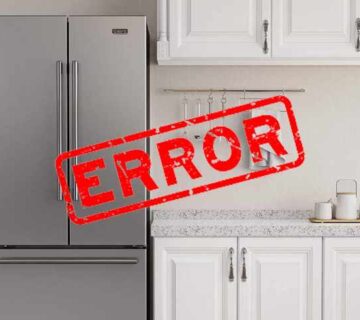 ارور ها و عیب یابی در یخچال تکنو